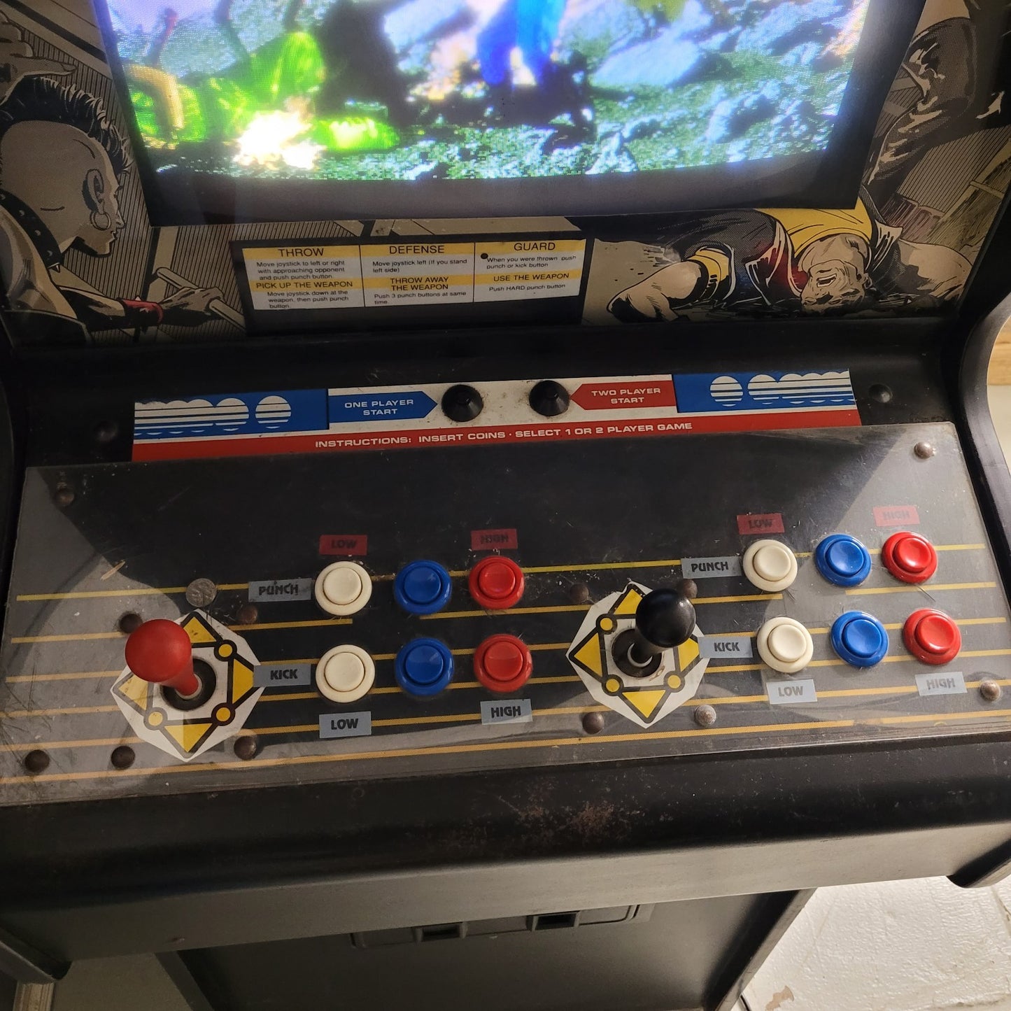 Vintage Sammy Survival Arts Arcade Cabinet Video Game 1994 - Tested Working