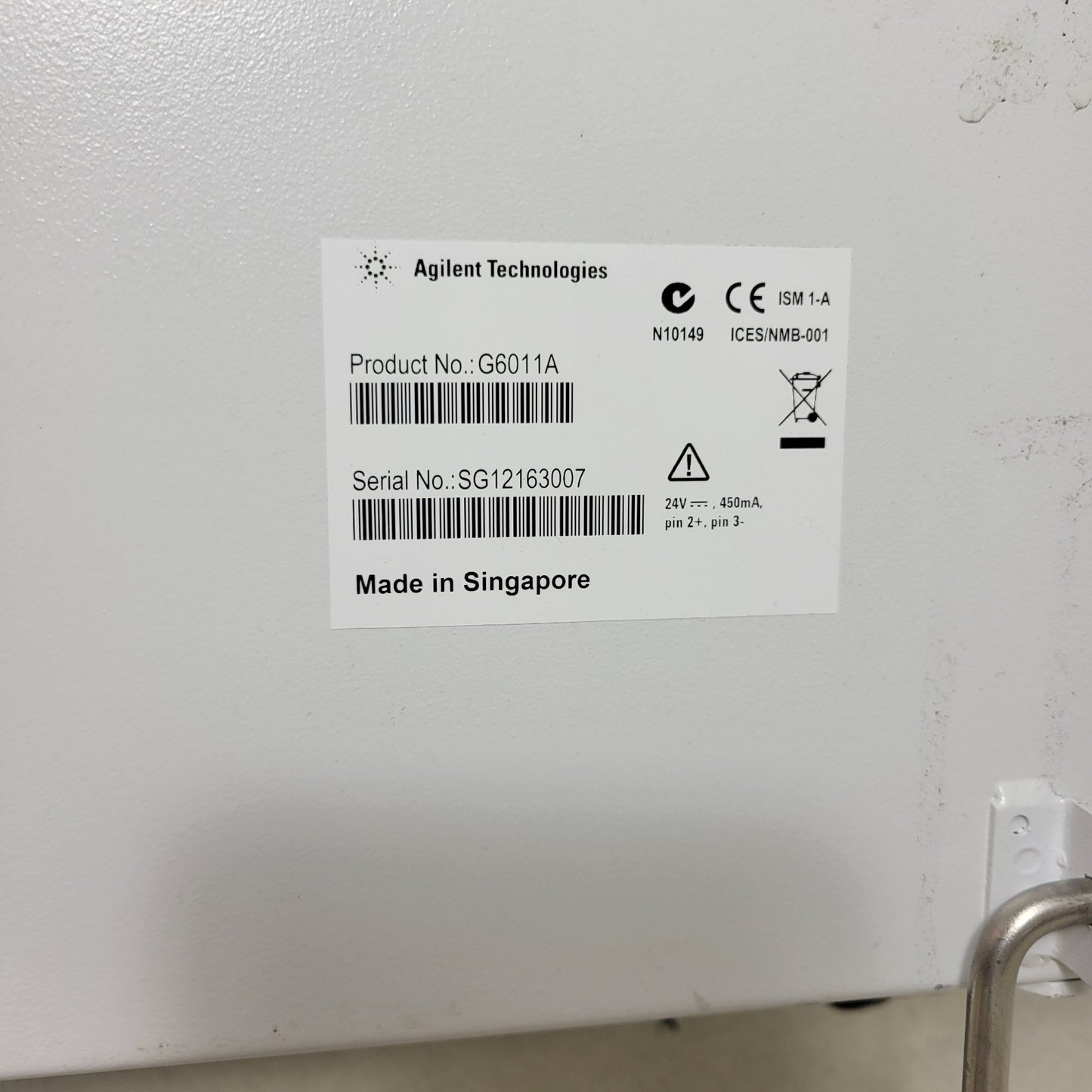 Agilent G6011A Quiet Cover MS Rough Pump Unit for High Vacuum Roughing Wheels