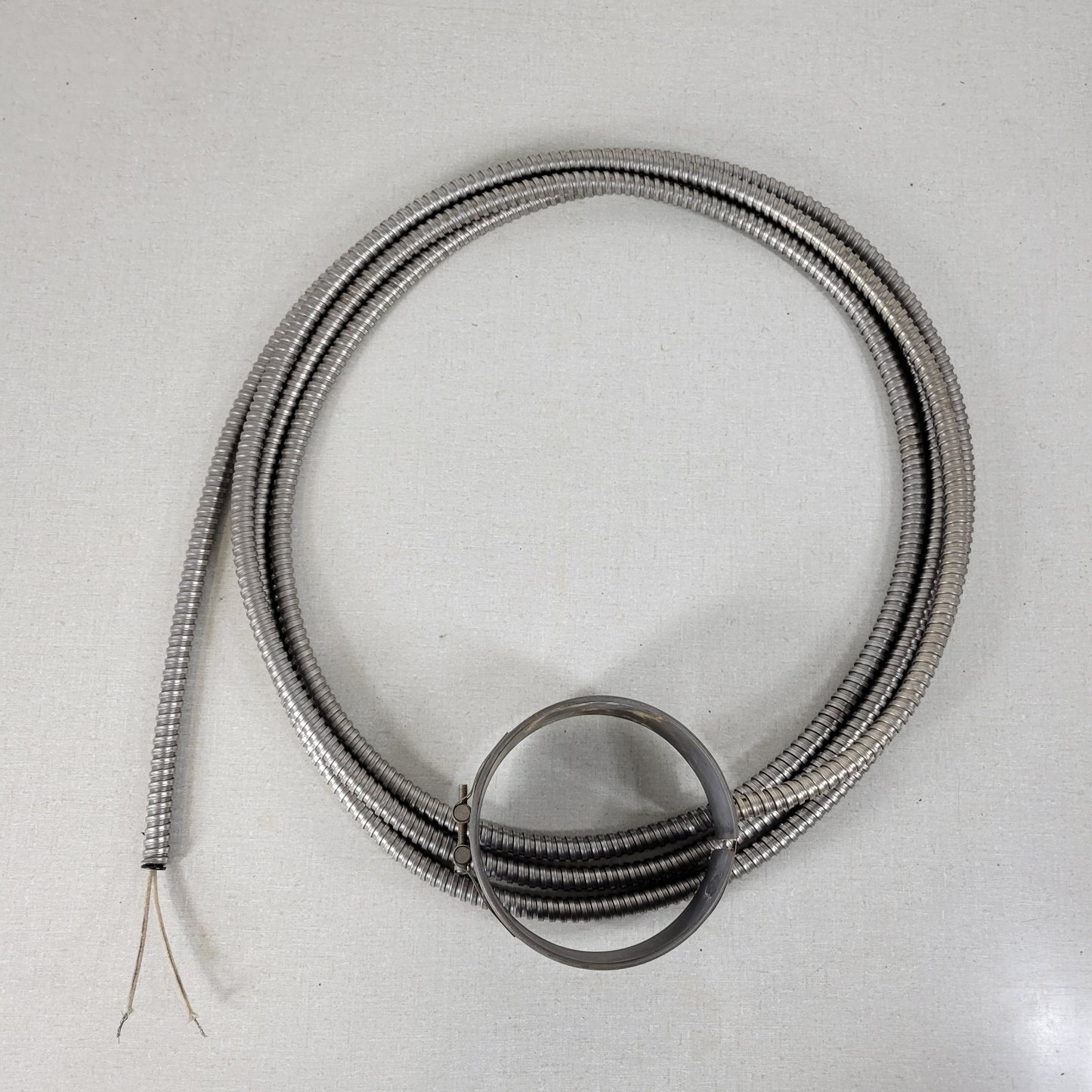 Vacuum Chamber Bakeout Heater Coil 4.5" ID 5-Meter 92-Ohm Insulated EMT Cable