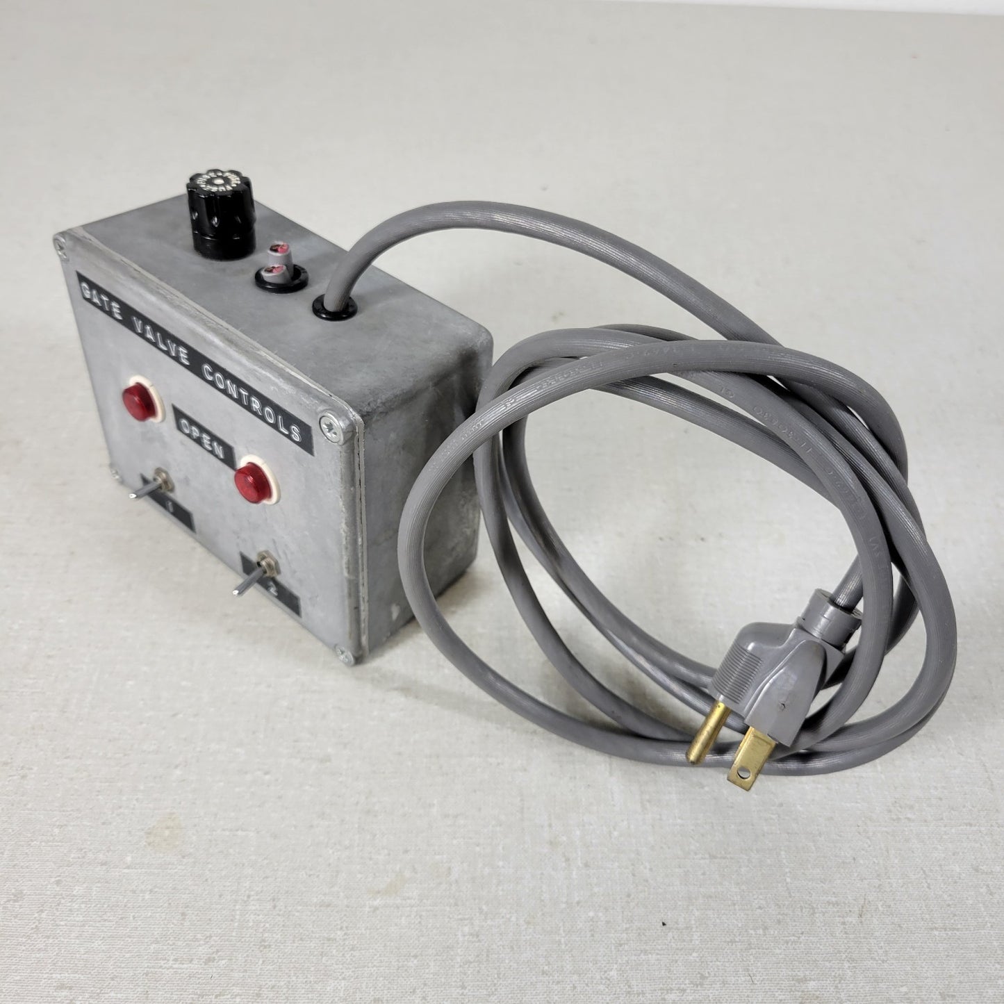 Vacuum Gate Valve Control Box Two-Circuit Indicator Fuse Protected US 120V Plug
