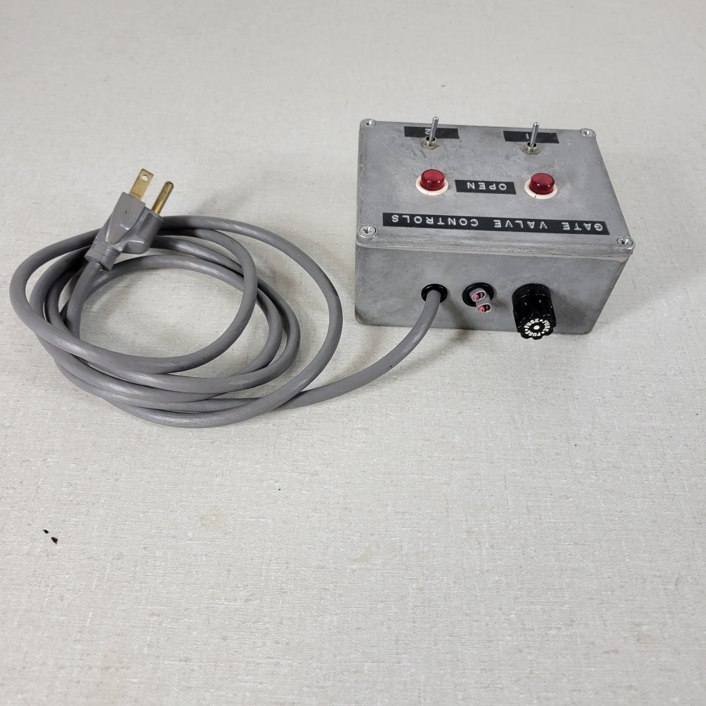 Vacuum Gate Valve Control Box Two-Circuit Indicator Fuse Protected US 120V Plug
