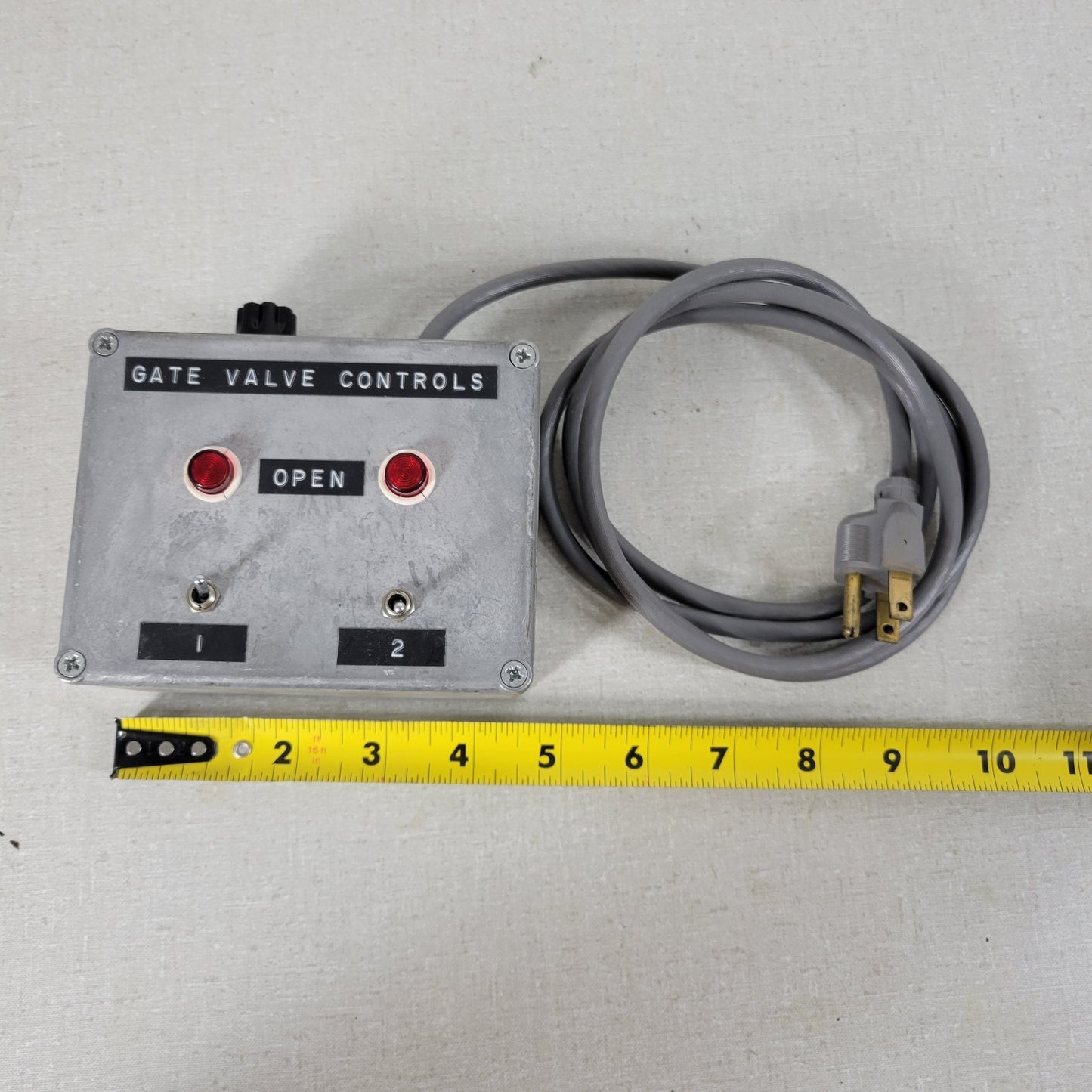 Vacuum Gate Valve Control Box Two-Circuit Indicator Fuse Protected US 120V Plug