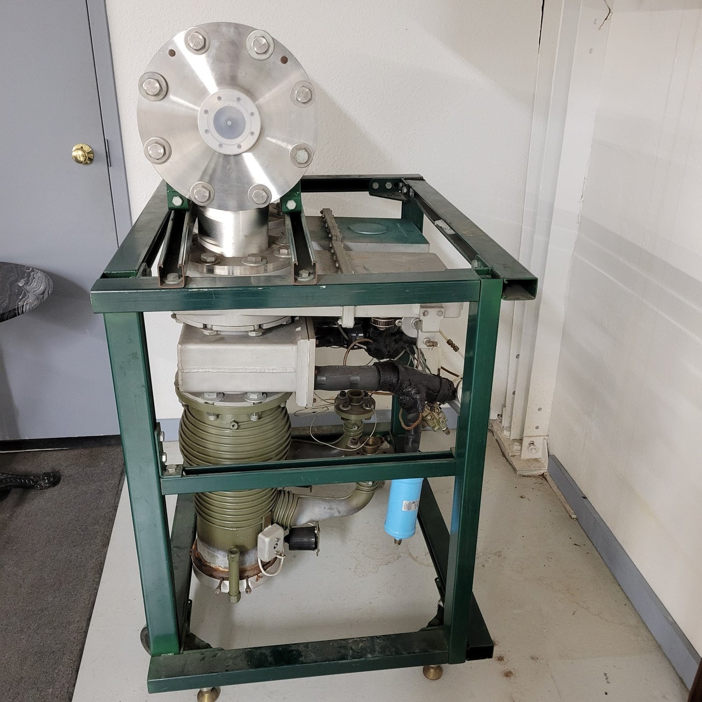 8" Vacuum Chamber Conflat DN100CF KF25 w/ Frame Cart Ultra High Diffusion Pumps