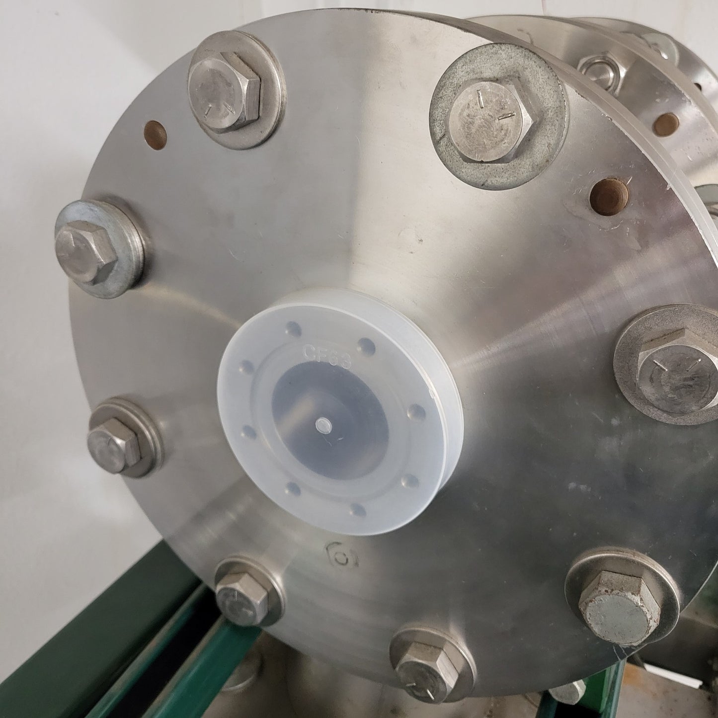 8" Vacuum Chamber Conflat DN100CF KF25 w/ Frame Cart Ultra High Diffusion Pumps