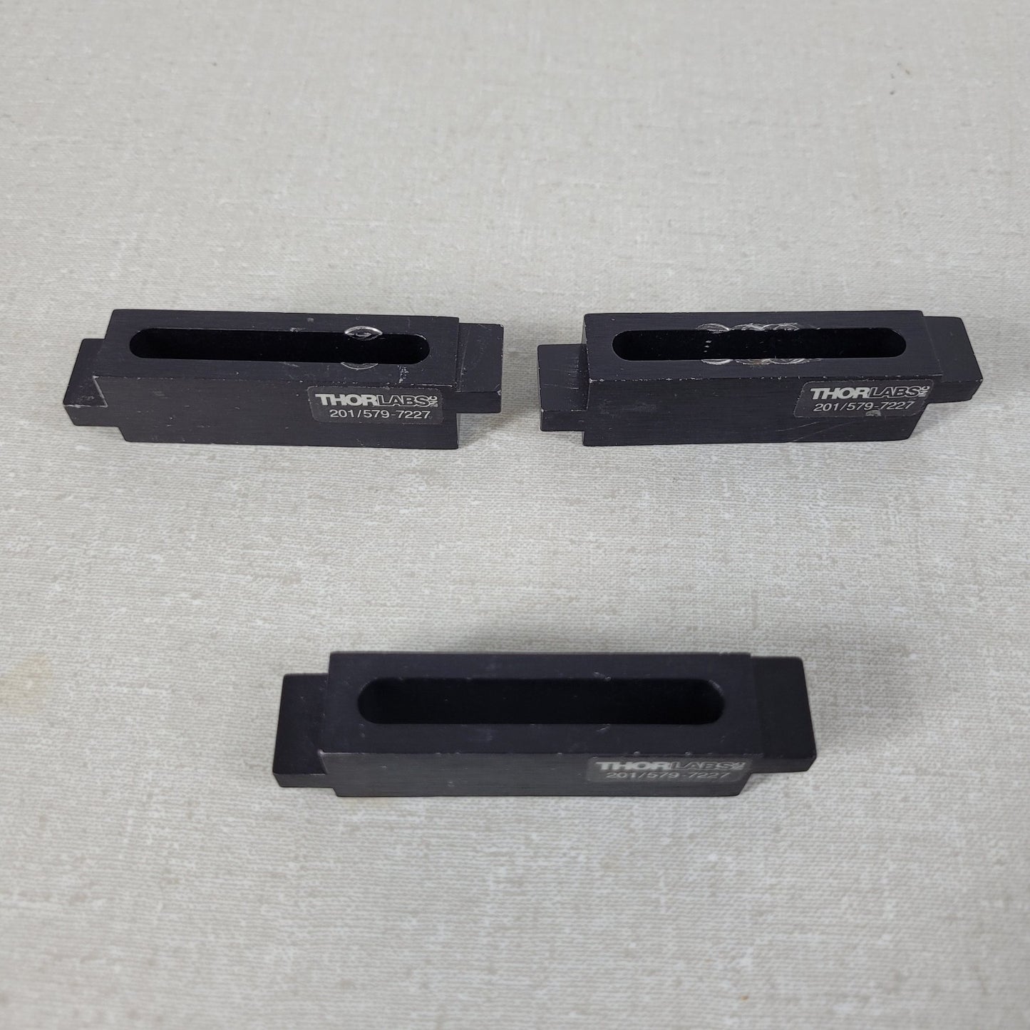 *Lot Of 3* Thorlabs CL1 General Purpose Table Clamp 3"x 0.75"x5/8" 1/4" Slot