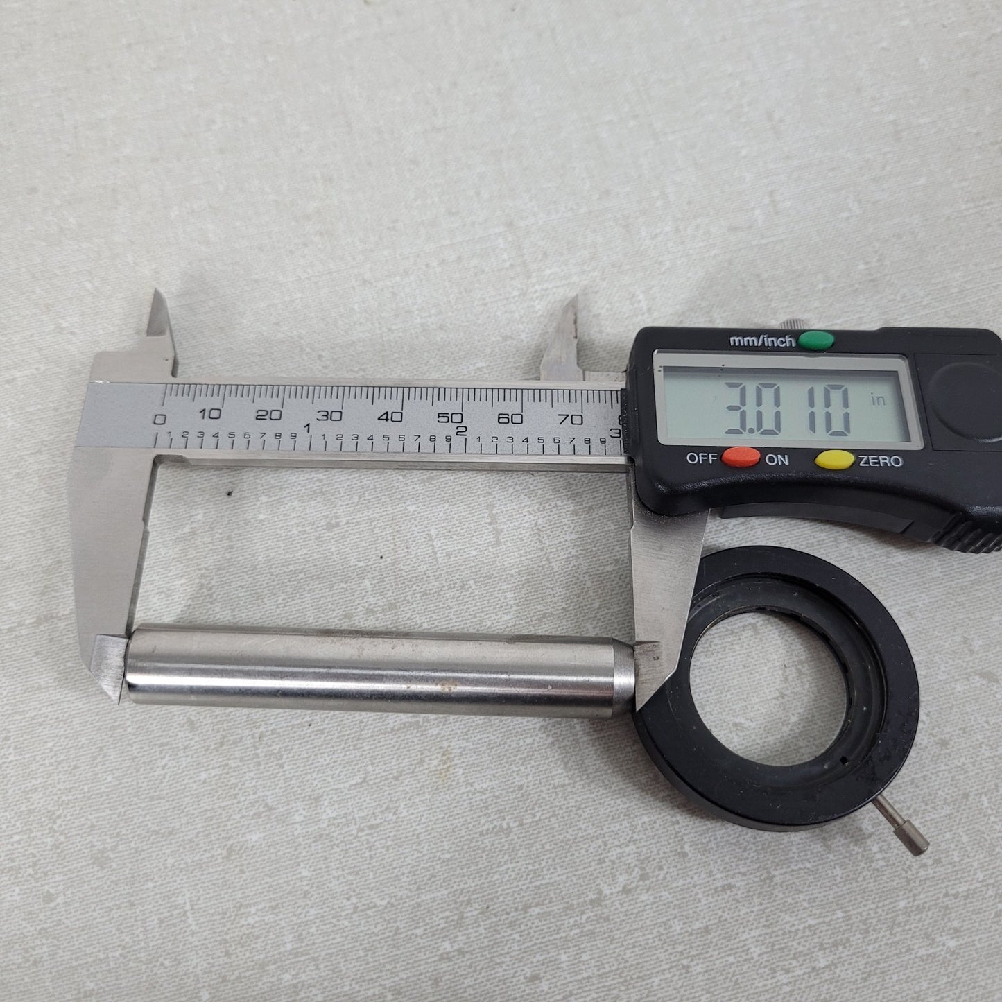 Unbranded Variable Aperture Stop 1-25mm w/ 3" Mount Post 43.75mm Outer Diameter