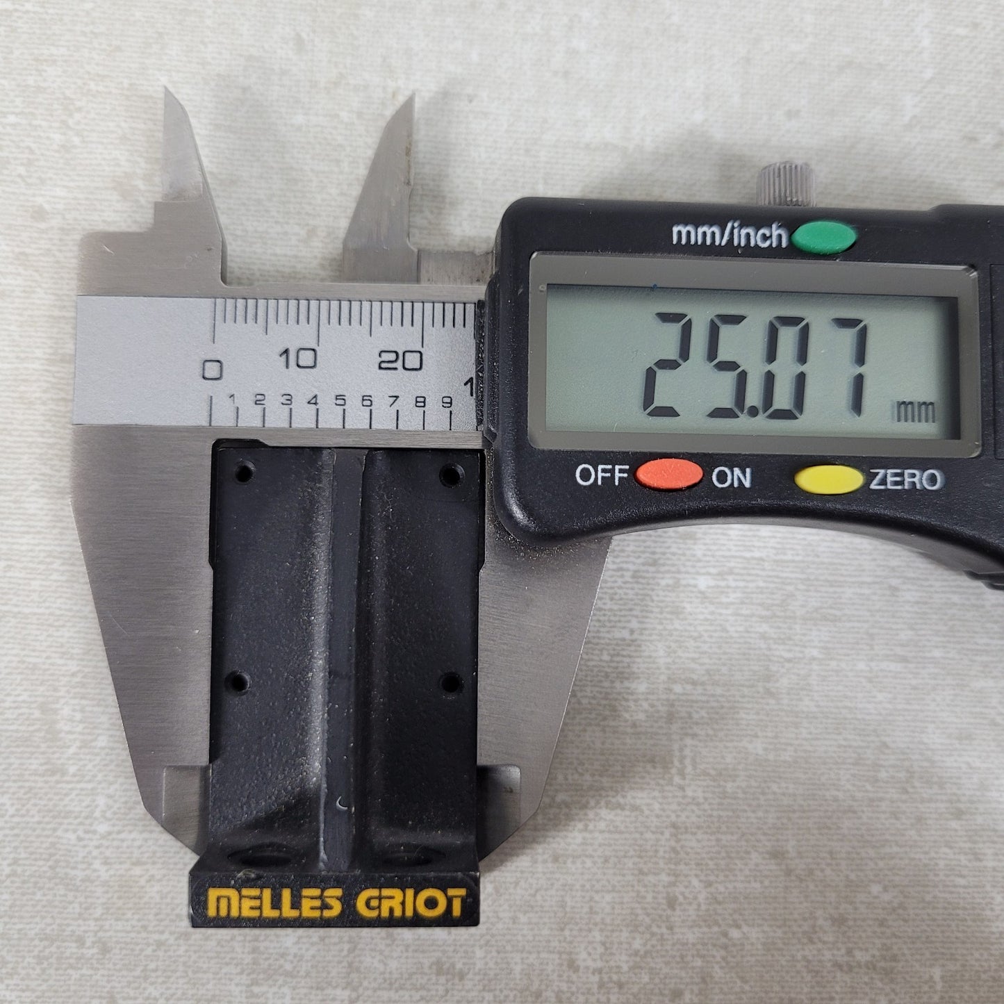 Melles Griot Optical Element Table Mount 21mm square Hole Spacing