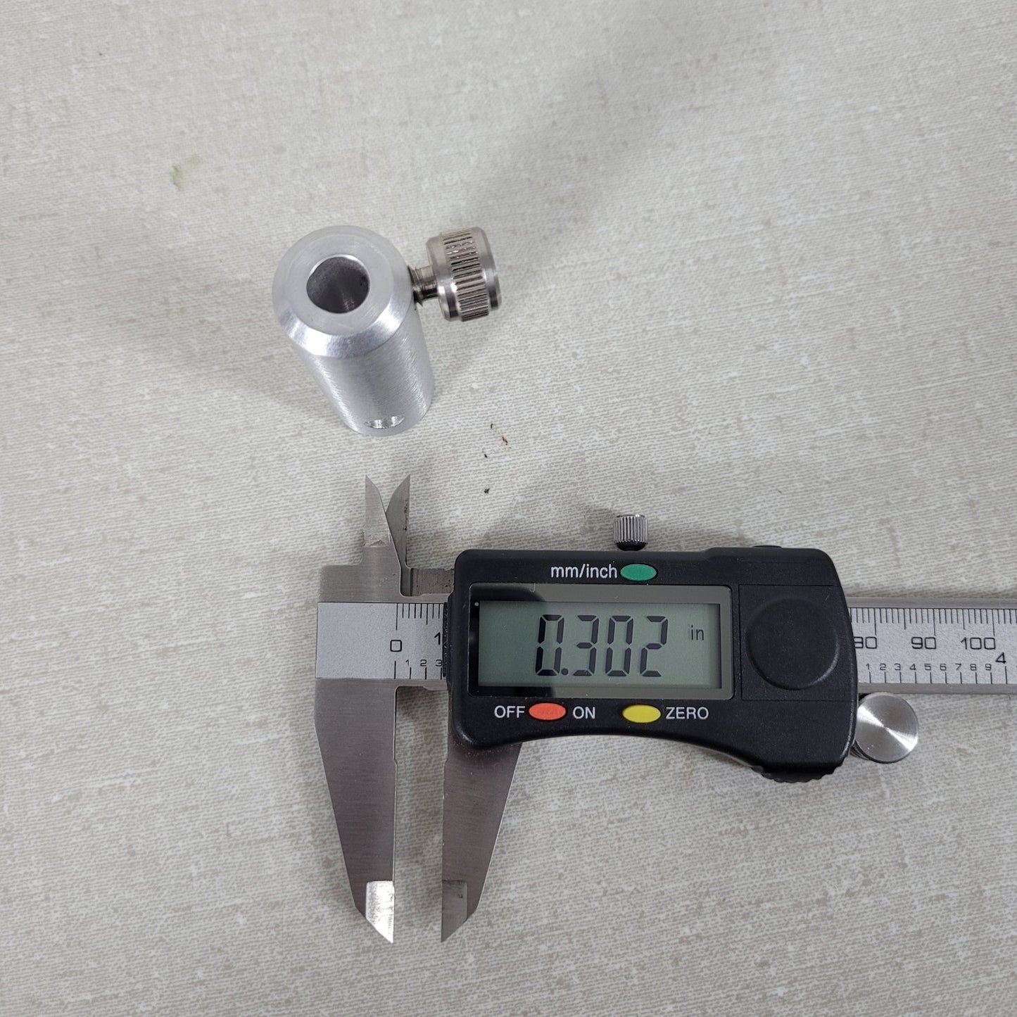 Aluminum 2" Optical Post Stand 0.33" ID 0.75" OD w/ Set Screw