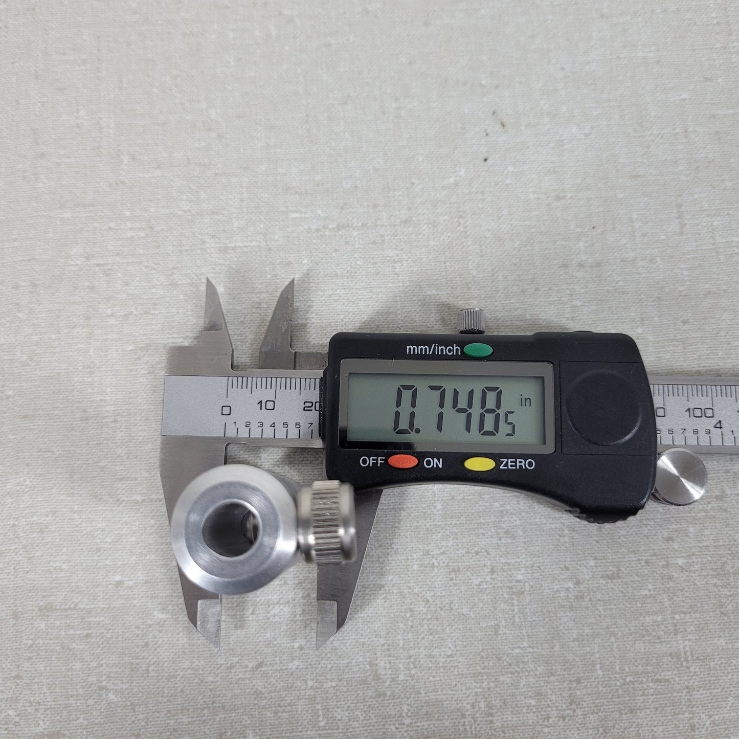 Aluminum 2" Optical Post Stand 0.33" ID 0.75" OD w/ Set Screw