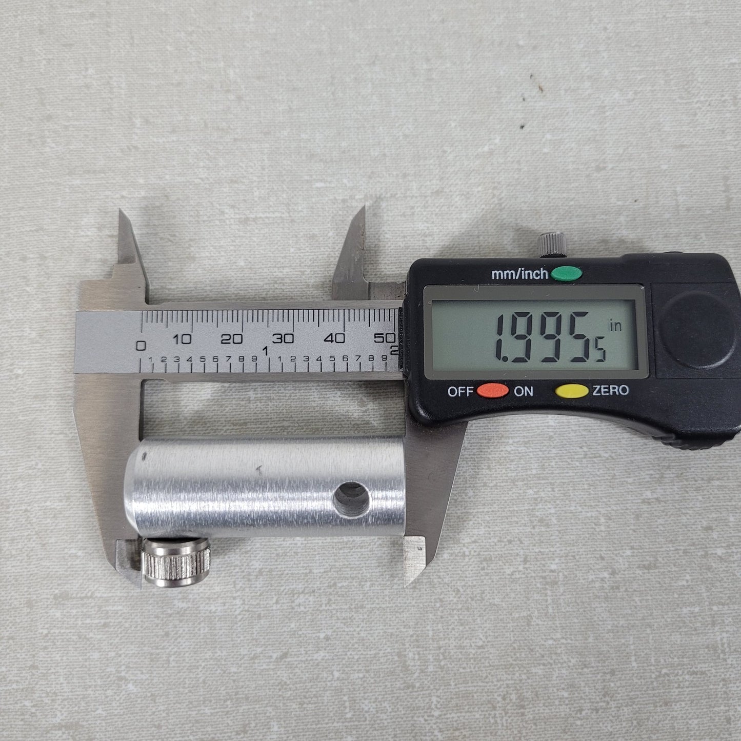 Aluminum 2" Optical Post Stand 0.33" ID 0.75" OD w/ Set Screw
