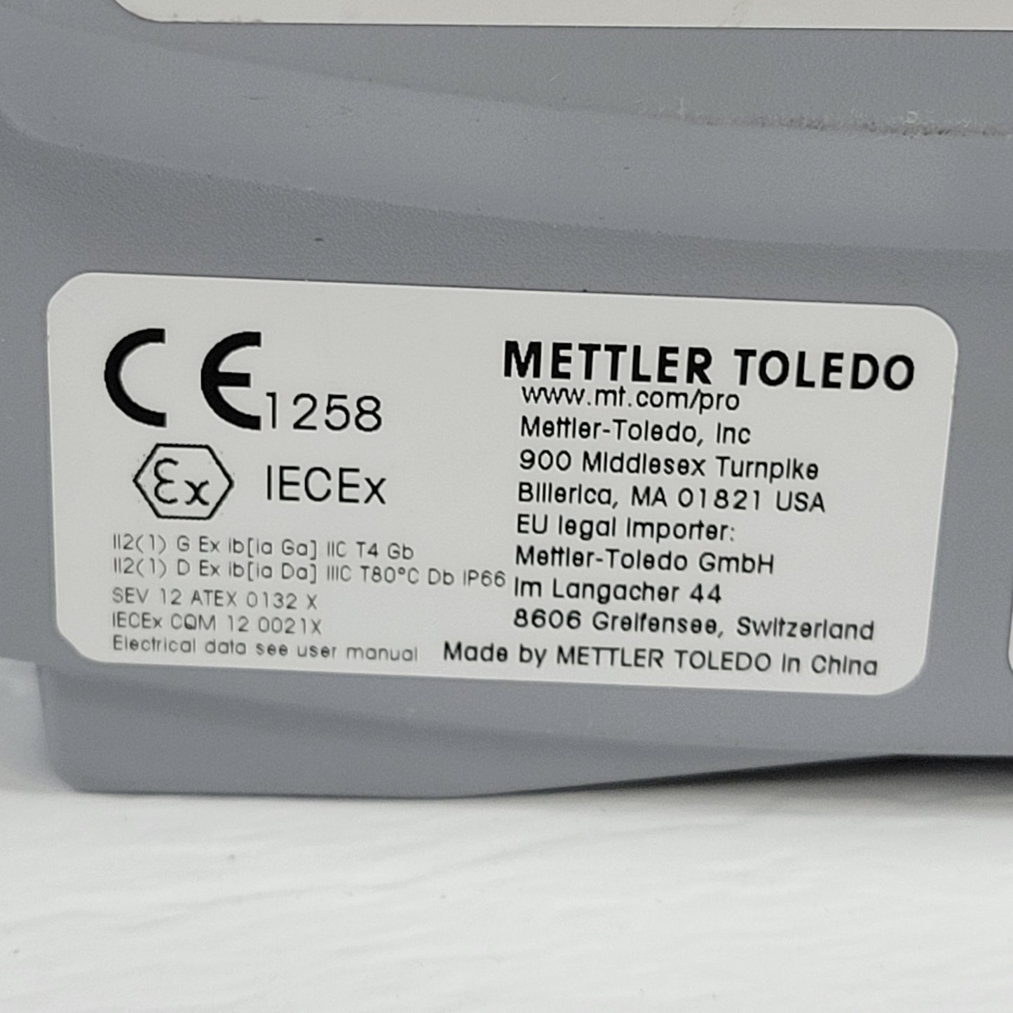 Mettler Toledo M400 PA 2-Wire Process Gas Transmitter For Industrial 30026617