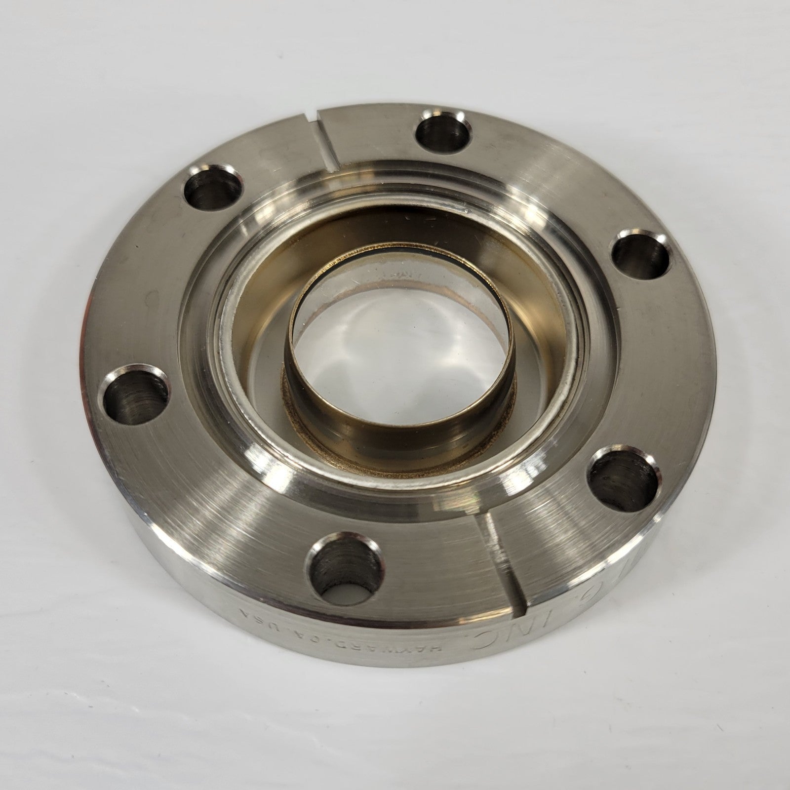 MDC MFG 2.75" CF Conflat DN35CF Viewport w/ 1" Quartz Window For UV-Tr ...