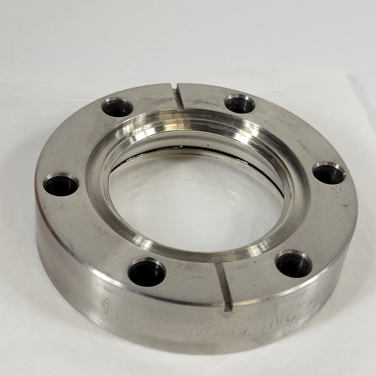 MDC MFG 2.75" CF Conflat DN35CF Viewport w/ 1.5" Quartz UV Iotucak Window