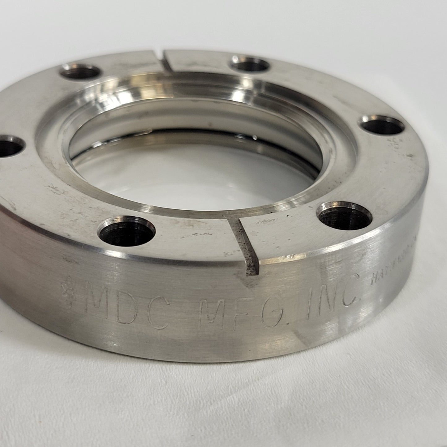 MDC MFG 2.75" CF Conflat DN35CF Viewport w/ 1.5" Quartz UV Iotucak Window