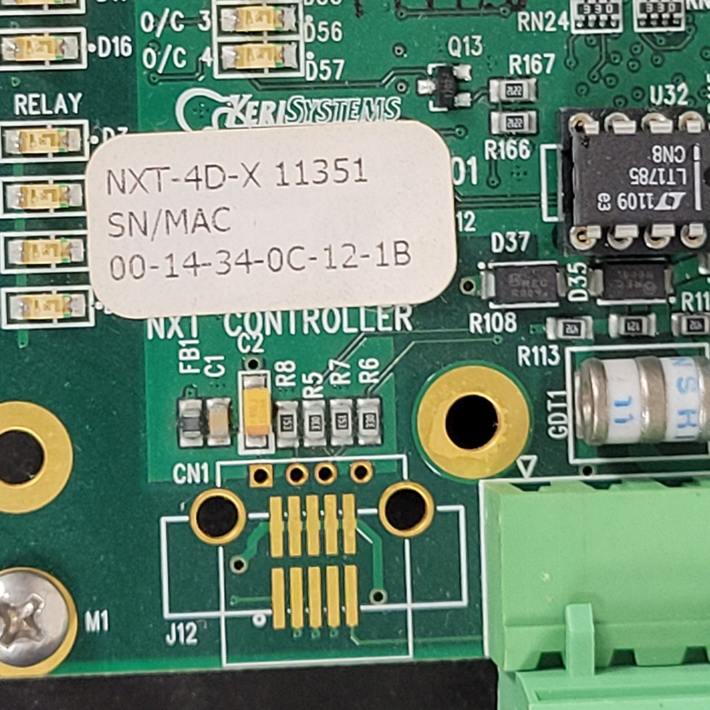 Keri NXT-4D-X 11351 Door Access Control Board with Enclosure No Lock On Box