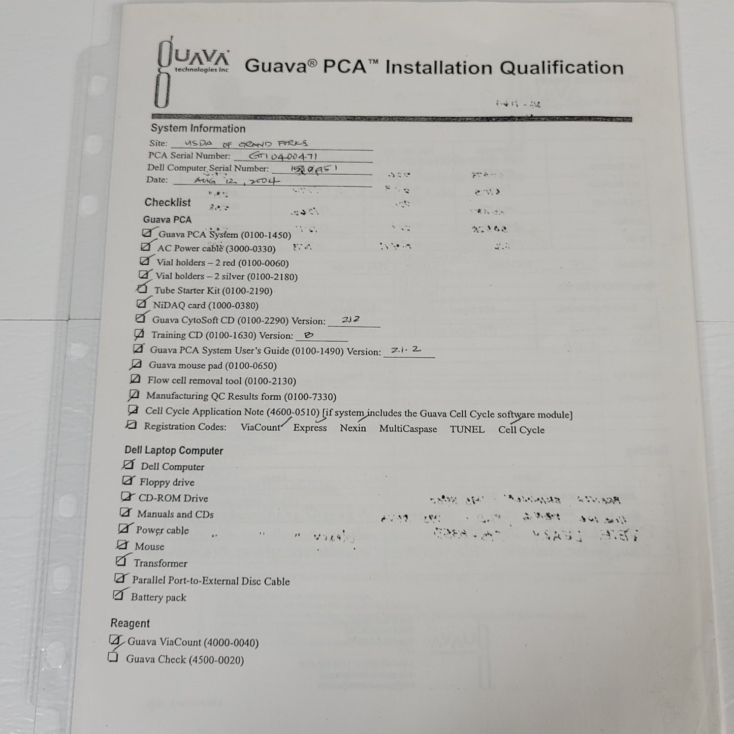Guava PCA User Guide Manual CytoSoft Running Systems Installation Instructions