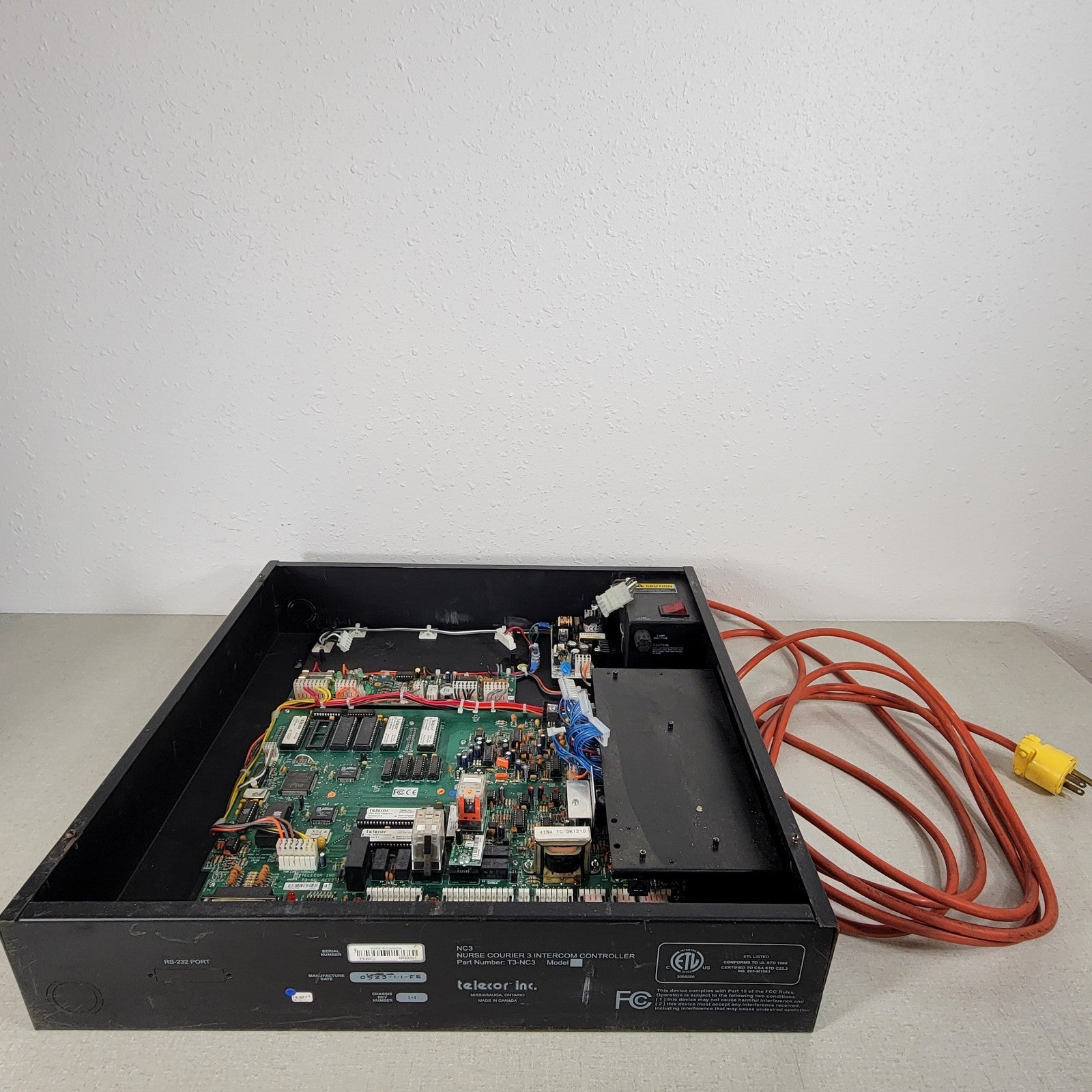 Telecor T3-NC3 Nurse Courier Intercom Controller Panel Box with Power ...