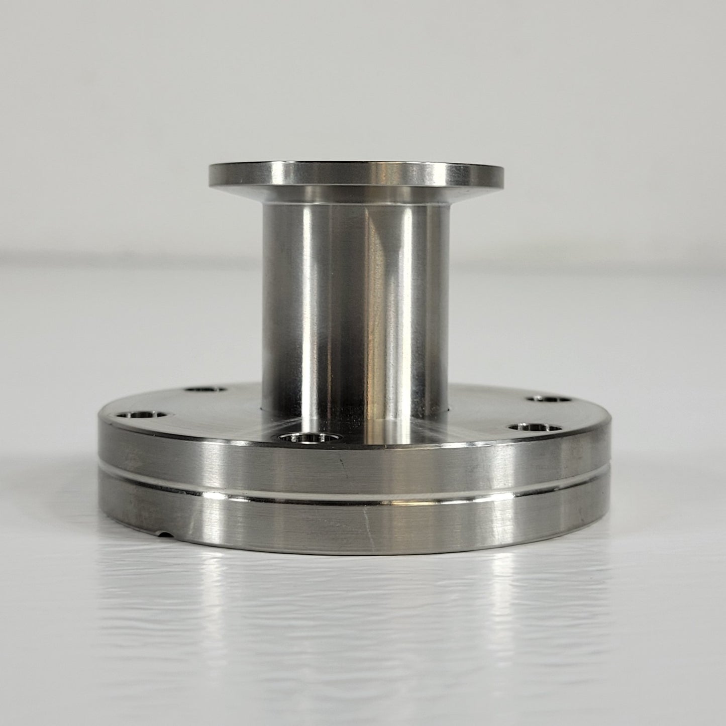 Conflat 2.75" CF DN35CF To KF25 NW25 High Vacuum Adapter Thru Holes SS UHV CF35