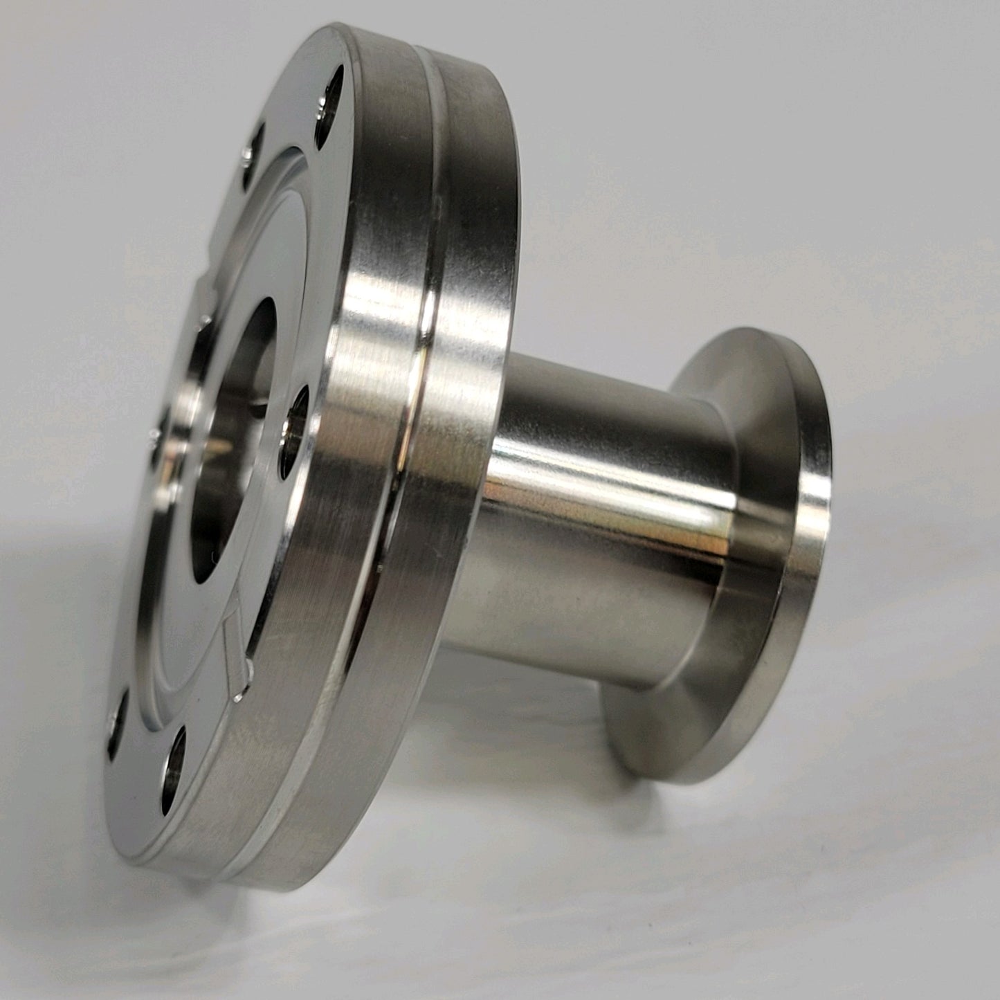 Conflat 2.75" CF DN35CF To KF25 NW25 High Vacuum Adapter Thru Holes SS UHV CF35