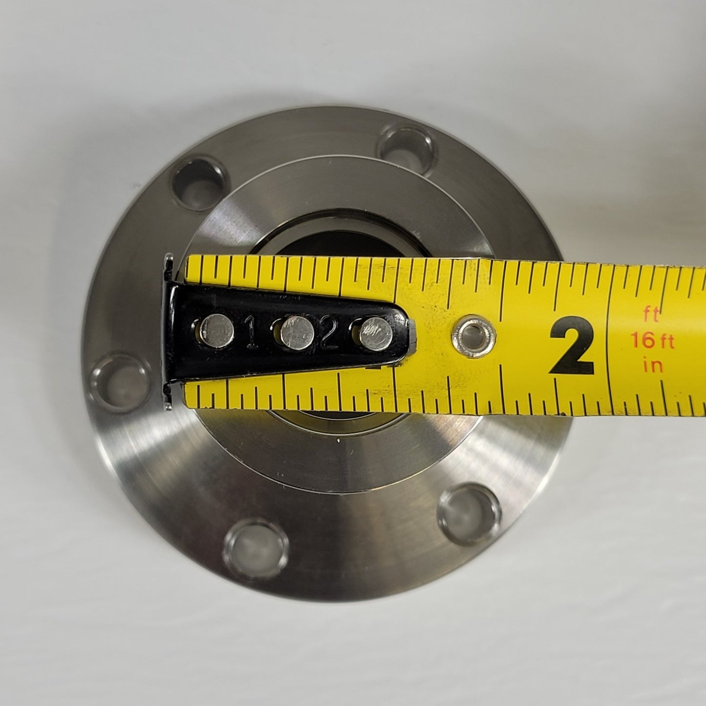 Conflat 2.75" CF DN35CF To KF25 NW25 High Vacuum Adapter Thru Holes SS UHV CF35