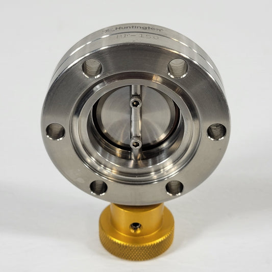 Huntington BF-150 Butterfly Valve DN35CF 2.75" Conflat CF High Vacuum Regulator