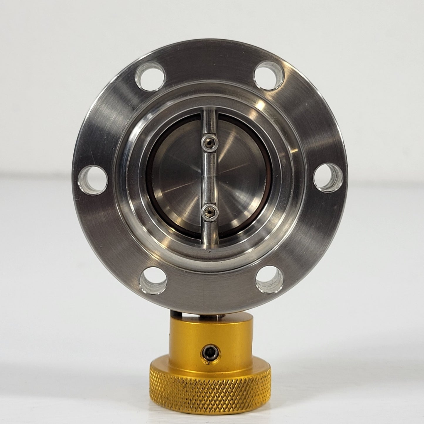 Huntington BF-150 Butterfly Valve DN35CF 2.75" Conflat CF High Vacuum Regulator