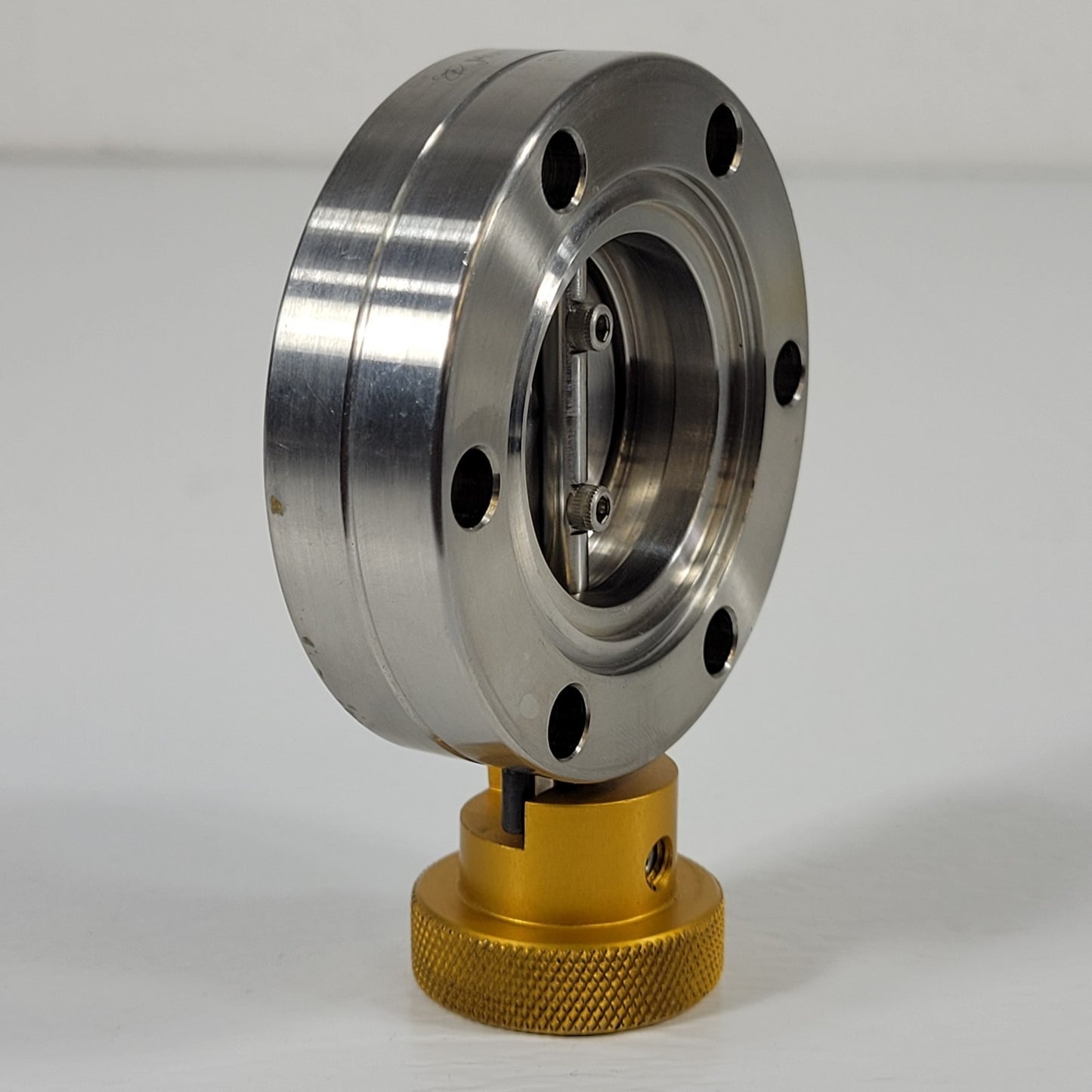 Huntington BF-150 Butterfly Valve DN35CF 2.75" Conflat CF High Vacuum Regulator