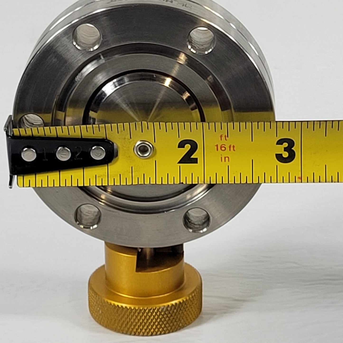 Huntington BF-150 Butterfly Valve DN35CF 2.75" Conflat CF High Vacuum Regulator