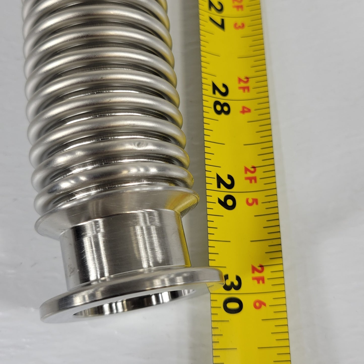 High Vacuum Bellows Hose ISO KF25 NW25 30" 750mm Flexible SS Tube Pipe Fitting