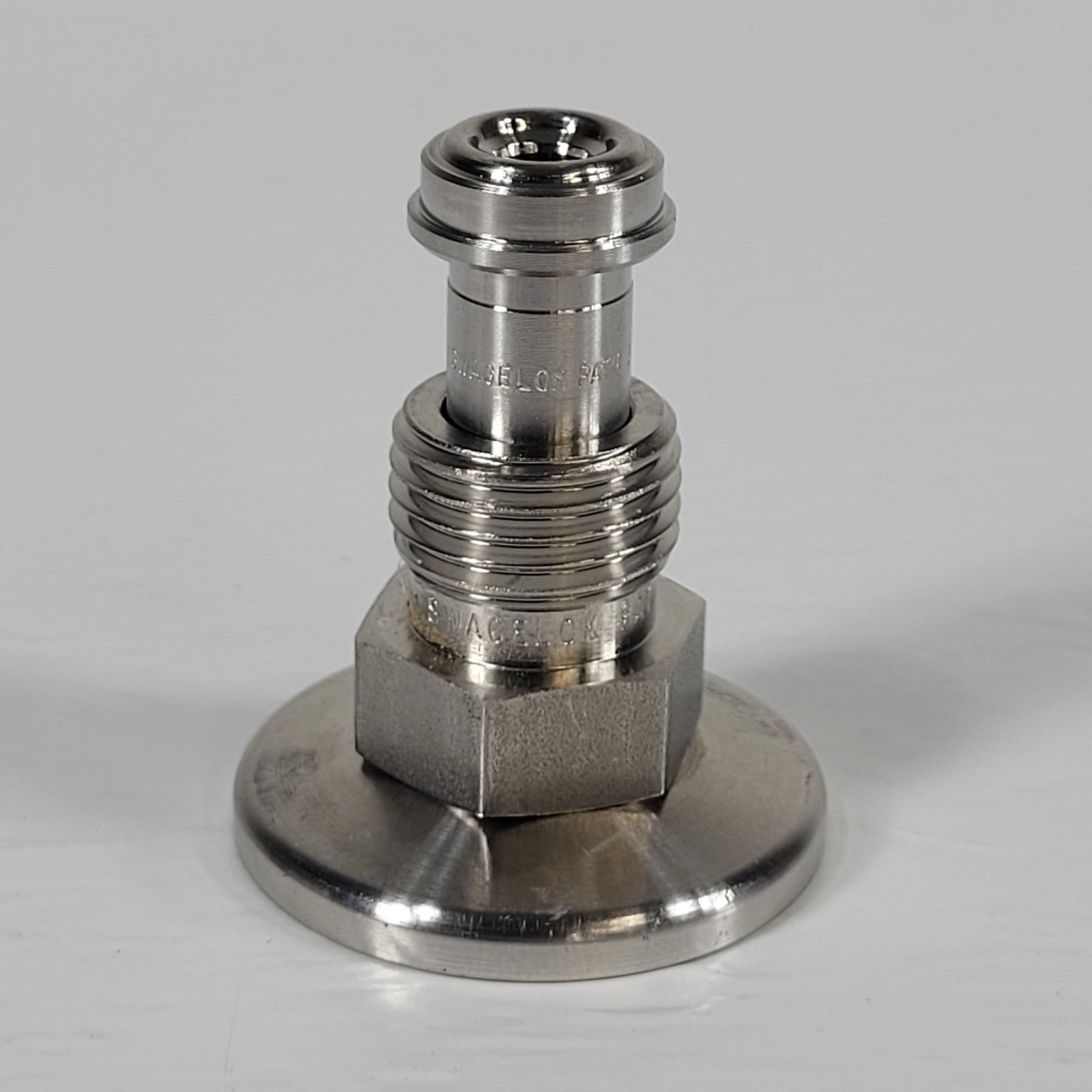 Swagelok 316 LBV High Vacuum Adapter 1/4" VCR Face Seal to ISO KF16 NW16 Flange