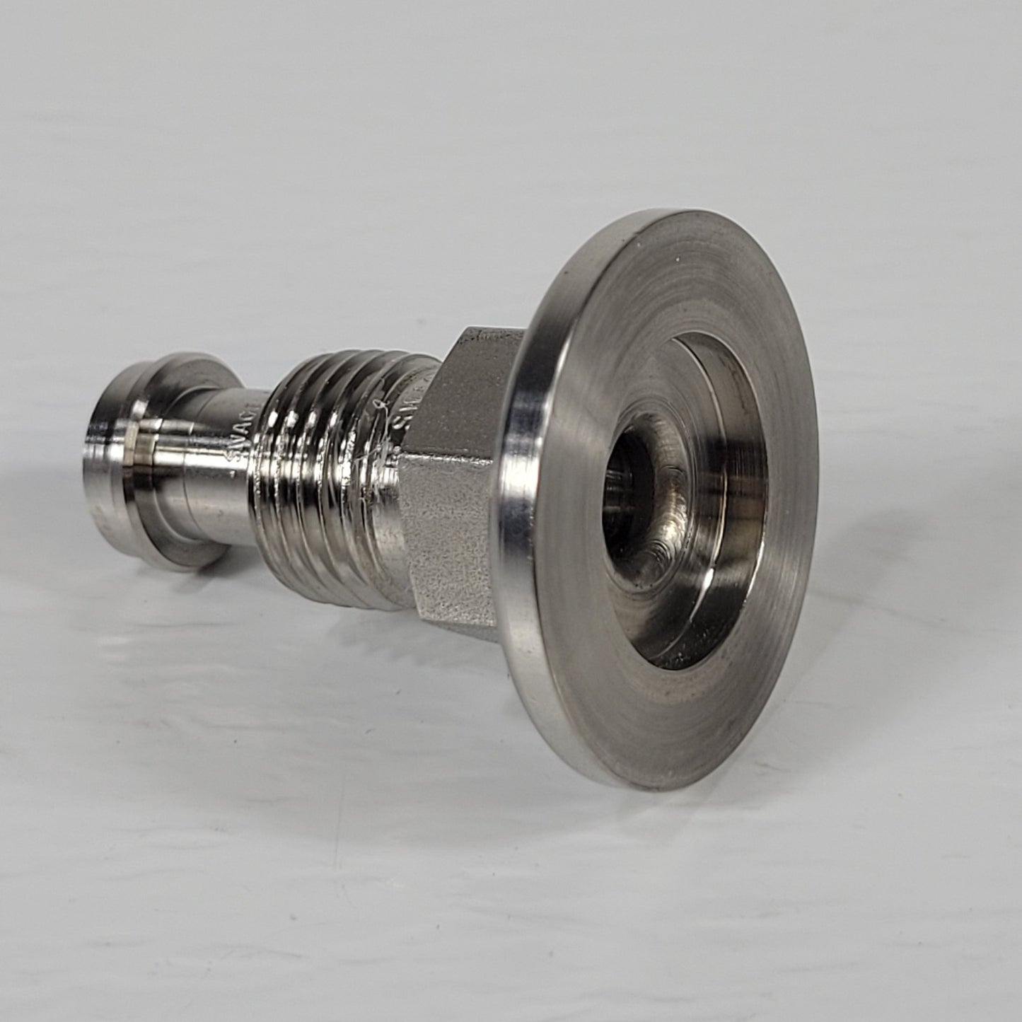 Swagelok 316 LBV High Vacuum Adapter 1/4" VCR Face Seal to ISO KF16 NW16 Flange