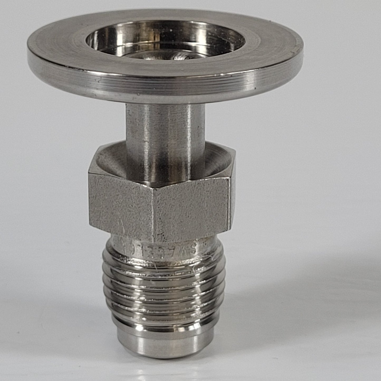 Swagelok 316 LBV High Vacuum Adapter 1/4" VCR Face Seal to ISO KF16 NW16 Flange