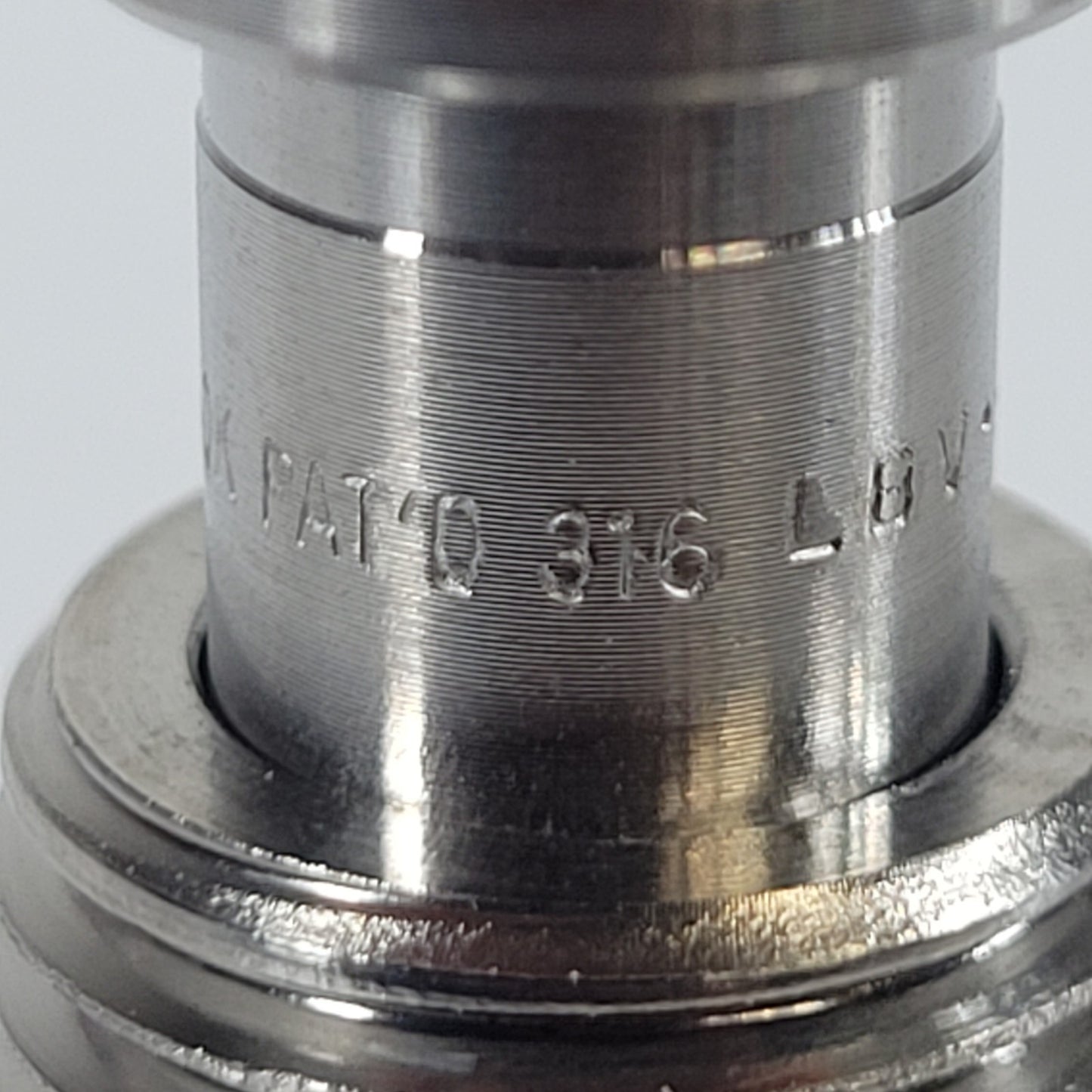 Swagelok 316 LBV High Vacuum Adapter 1/4" VCR Face Seal to ISO KF16 NW16 Flange