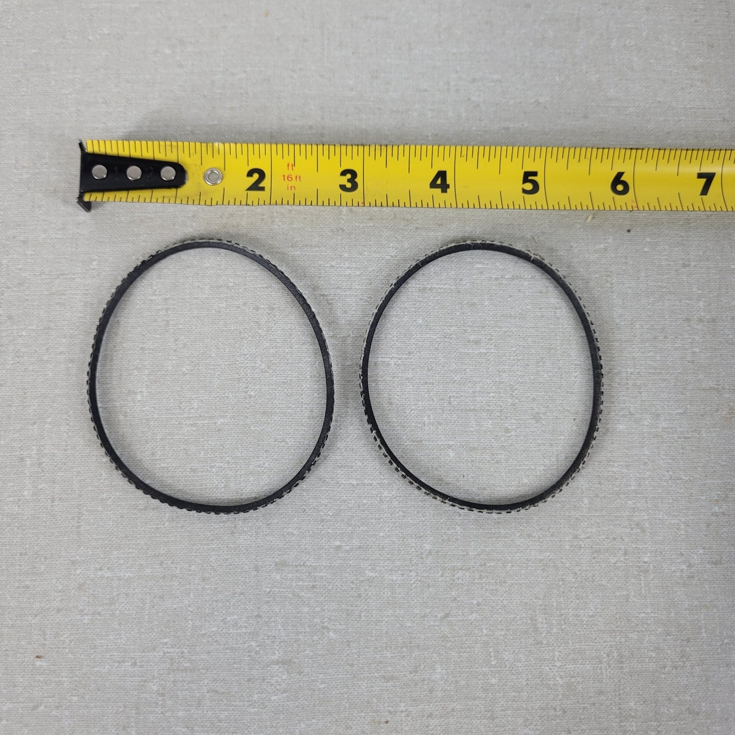 2x Replacement Belts for UDY Corporation 3010-080P Cyclone Sample Mill