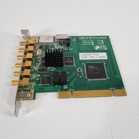 TESTED- Chase Scientific CG400-PCI 400MHz Frequency Synthesizer Clock Generator