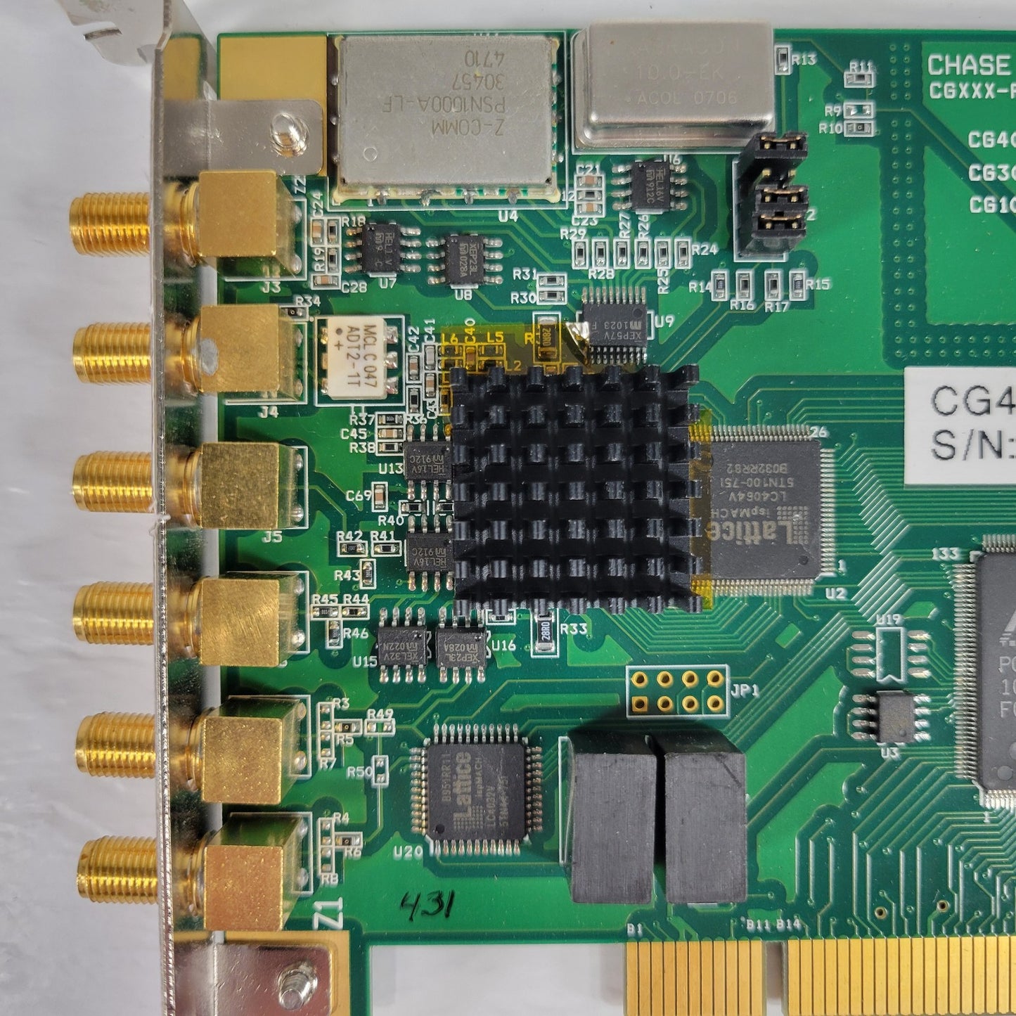 TESTED- Chase Scientific CG400-PCI 400MHz Frequency Synthesizer Clock Generator