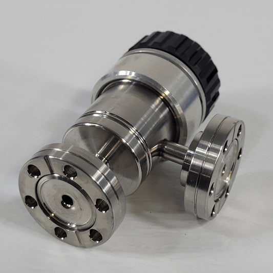 Vacuum Generators DN16CF 1.33" CF Conflat Manual UHV Vacuum Angle 90 Valve