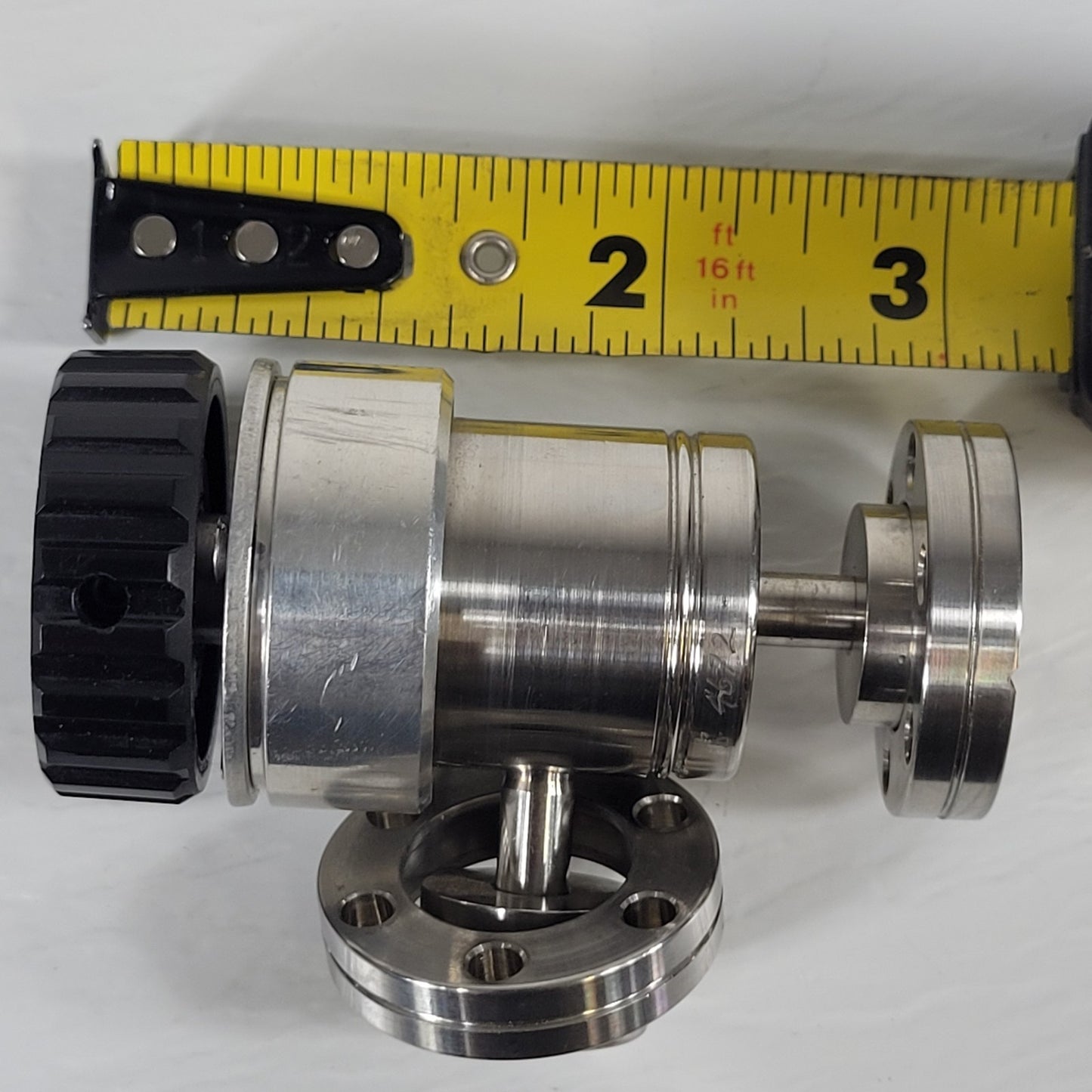 Vacuum Generators DN16CF 1.33" CF Conflat Manual UHV Vacuum Angle 90 Valve