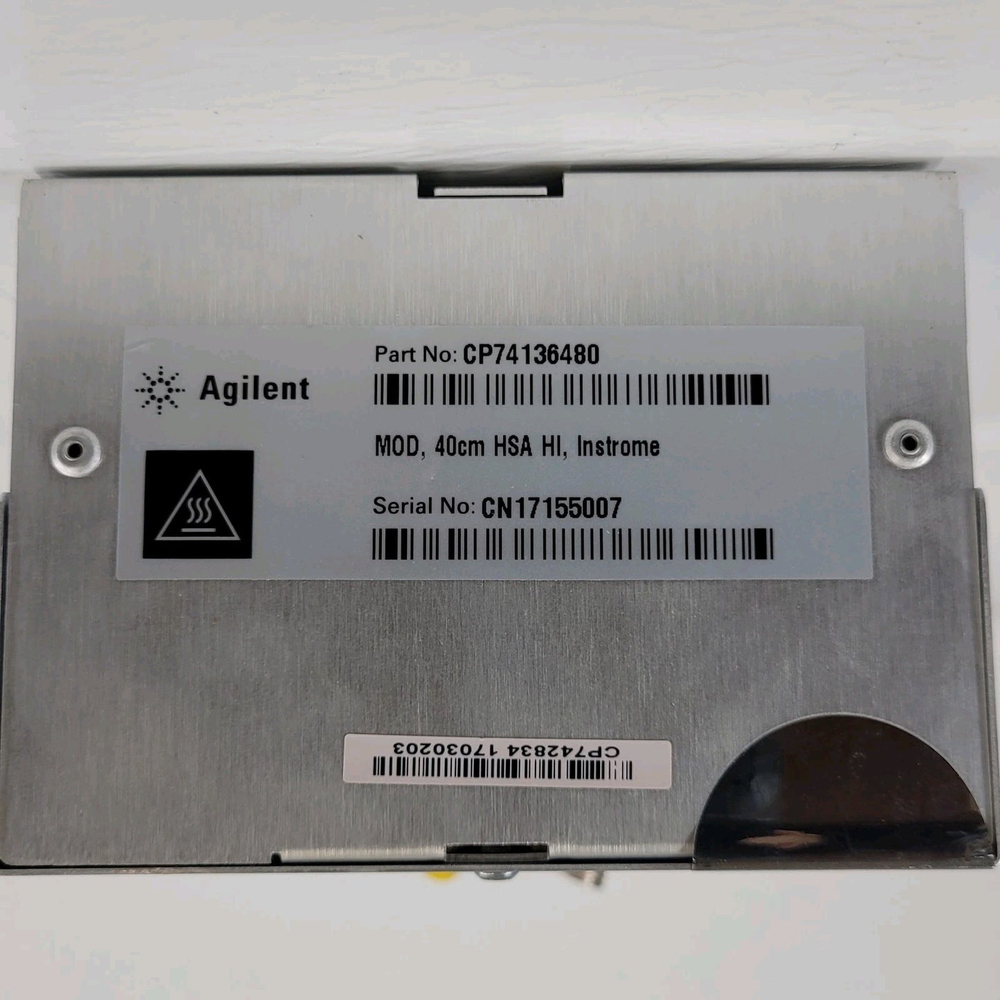 Agilent CP74136450 490 Micro GC Channel Straight Heated Injector Haysep A 40cm