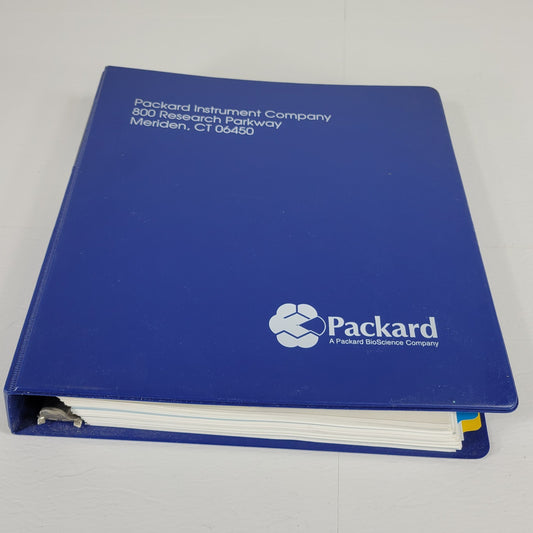 Packard Tri-Carb Liquid Scintillation Analyzer Operation Manual 2100TR/2300TR