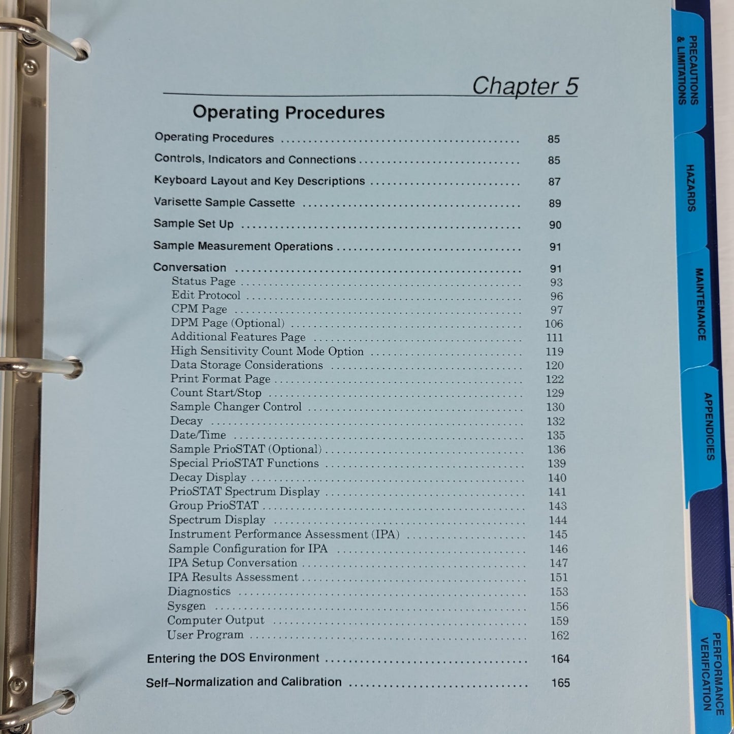 Packard Tri-Carb Liquid Scintillation Analyzer Operation Manual 2100TR/2300TR