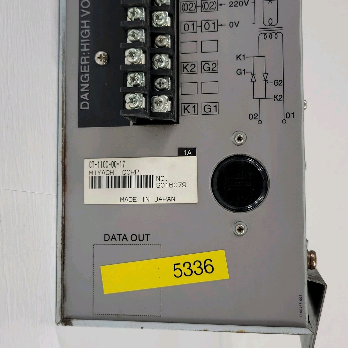 TESTED Miyachi Weltouch CT-110C AC Resistance Welding Controller AC Timer