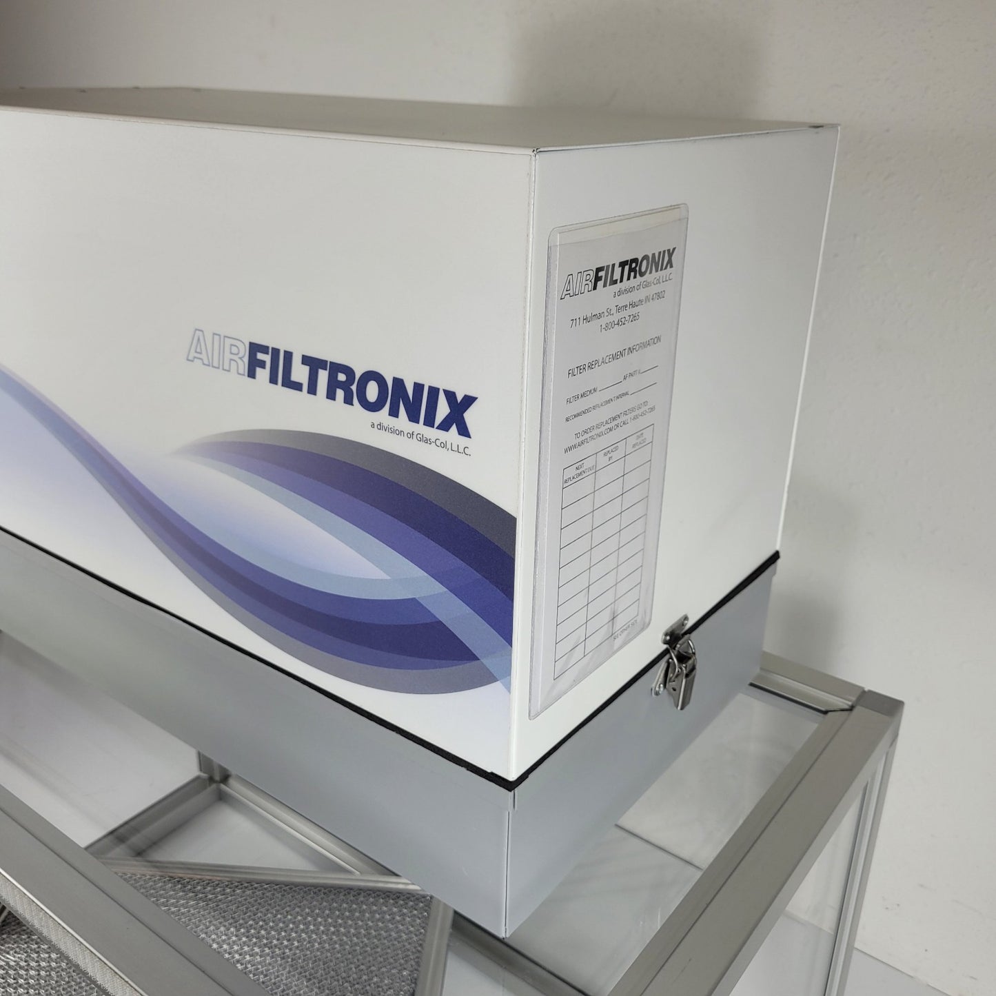 AirFiltronix Air Filter Cabinet HEPA Glas-Col Fan 30" Hood 200A HS30003