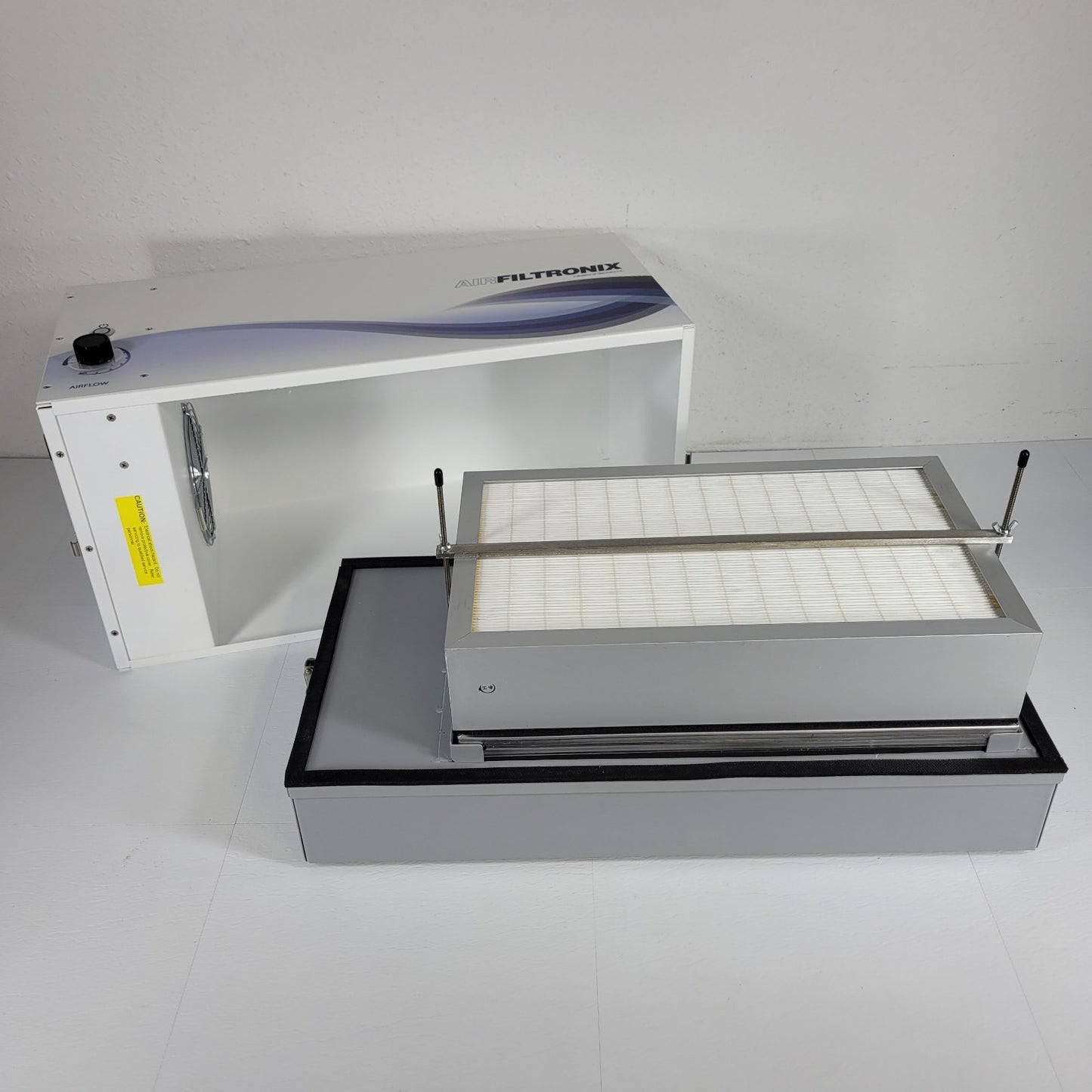 AirFiltronix Air Filter Cabinet HEPA Glas-Col Fan 30" Hood 200A HS30003