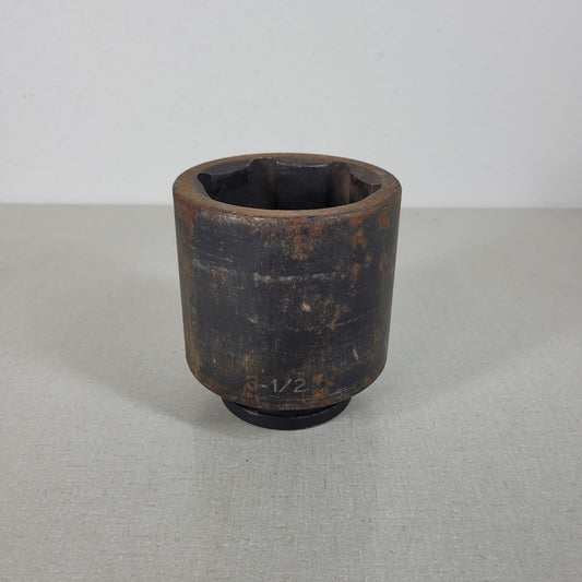 3-1/2" Impact Rated Socket 1" Square Driver Steel 6-Point