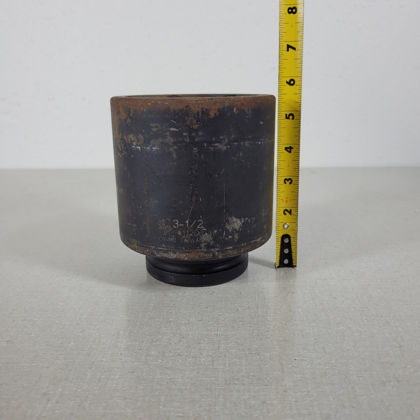 3-1/2" Impact Rated Socket 1" Square Driver Steel 6-Point