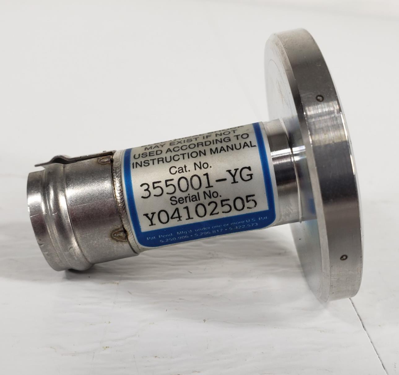 MKS Granville-Phillips 355001-YG Micro-Ion Vacuum Gauge Dual Iridium Filaments
