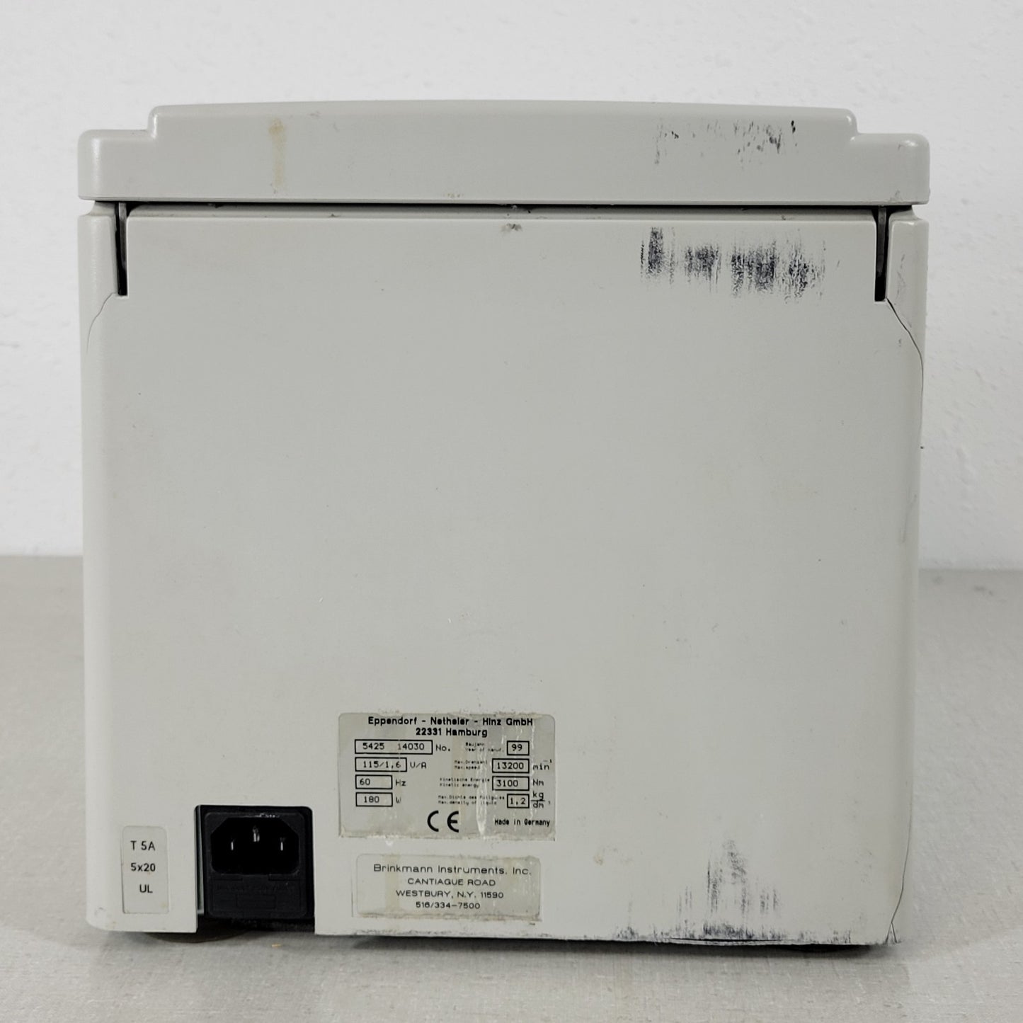 TESTED WORKS Eppendorf 5415D Digital Microcentrifuge 13200min^-1 3100Nm