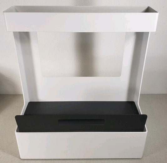 Steelcase SOTO II Mobile Desk Caddy Storage 21"×9" 2-Shelf Office Organizer