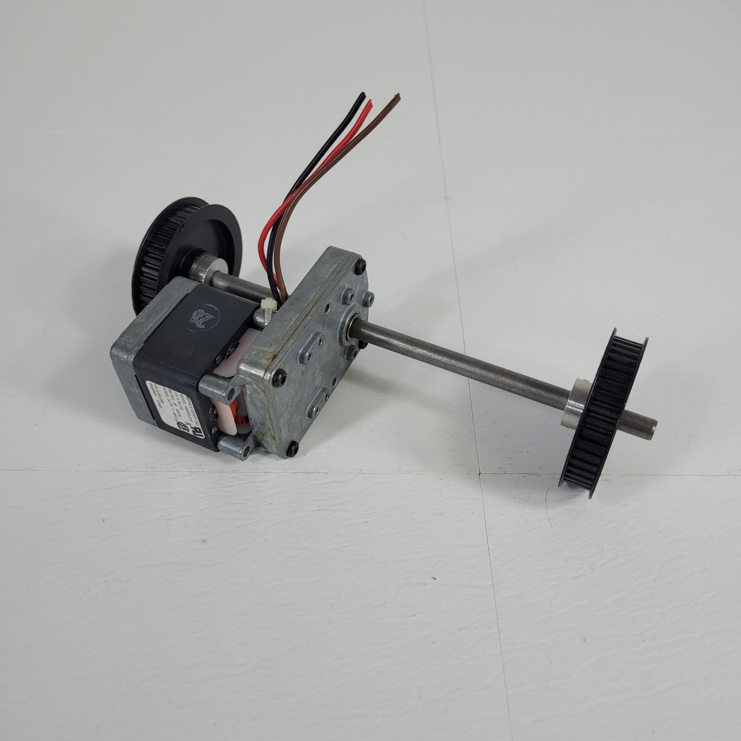 Merkle-Korff Step Up Gear Motor 3420RP-210 115V 60Hz .58A Belt Drive Shaft